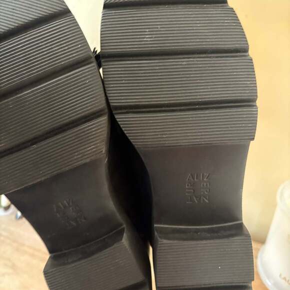 Naturalizer Desmond Lug Loafer in Black Leather goblincore grunge - Picture 3 of 9